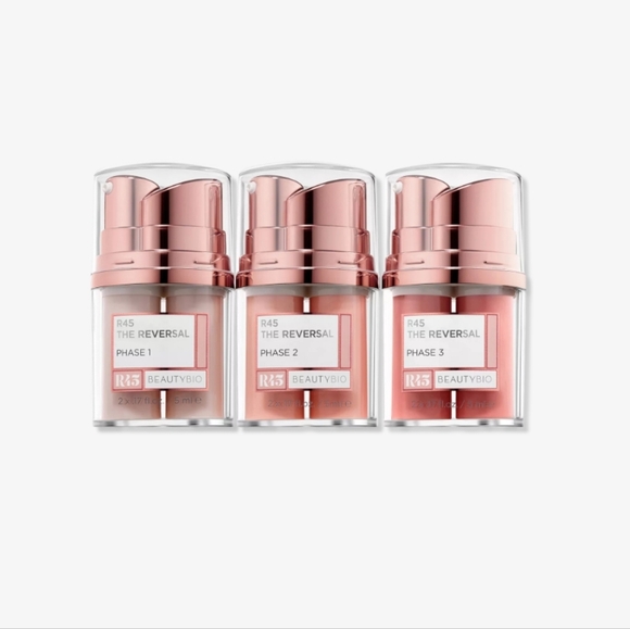 NIB $160 BeautyBio R45 The Reversal 3-Phase Retinol Booster System - Picture 3 of 11